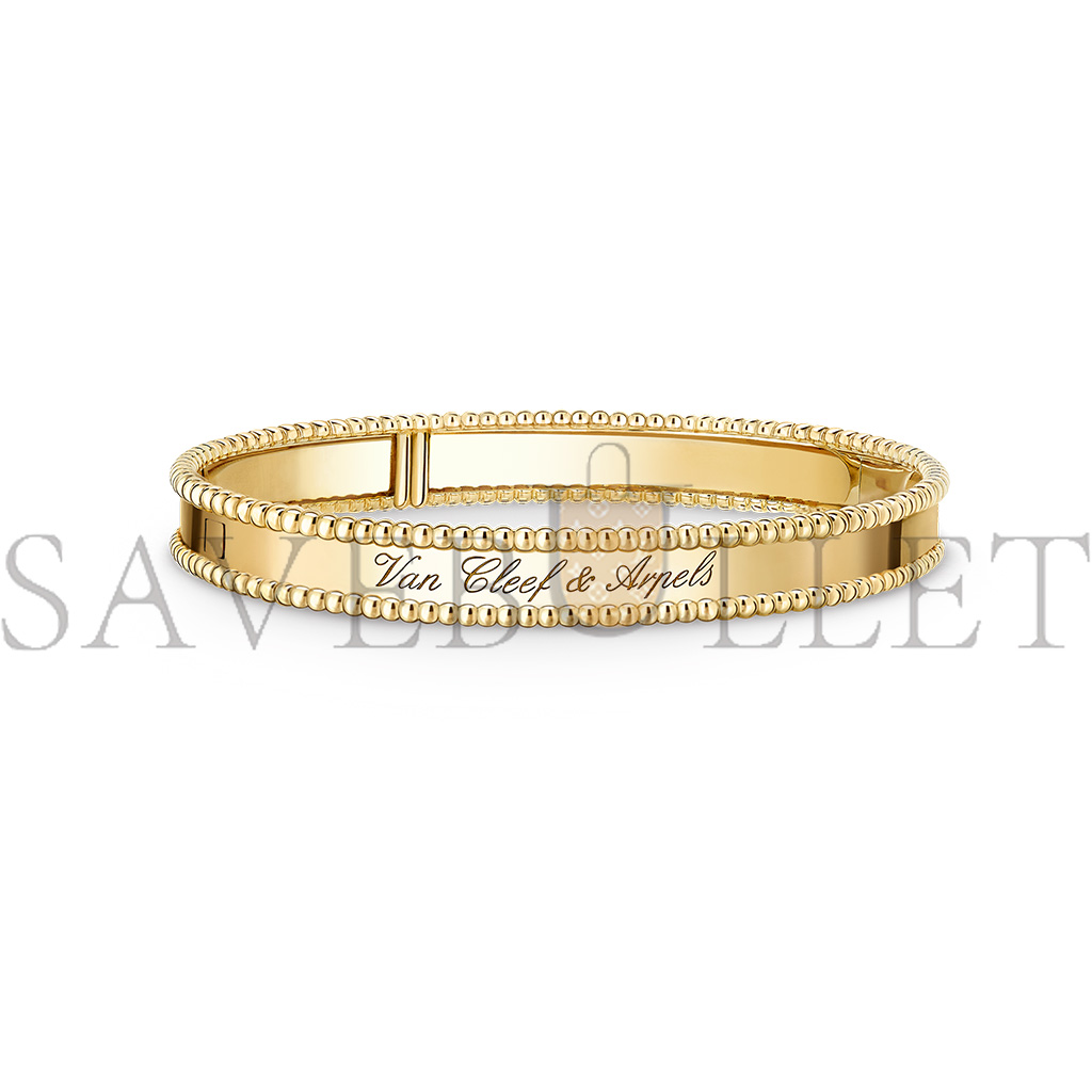 VAN CLEEF ARPELS PERLÉE SIGNATURE BRACELET, MEDIUM MODEL - YELLOW GOLD VCARP3K600 VAN CLEEF ARPELS PERLÉE SIGNATURE BRACELET, MEDIUM MODEL - YELLOW GOLD VCARP3K600